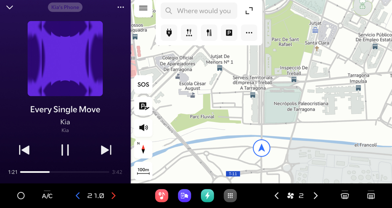 Multitâche avec applications et cartes